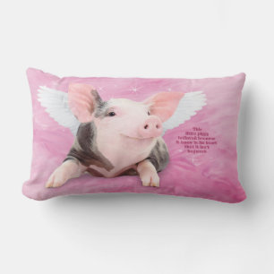 Piggy tros lumbarkudde