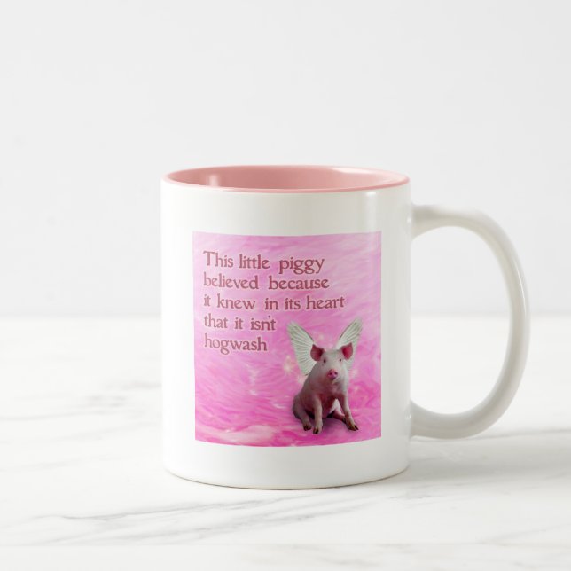 Piggy tros Två-Tonad mugg (Höger)