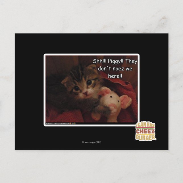 ! Piggy! Vykort (Framsida)