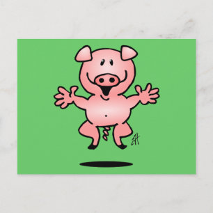 Piggy Vykort