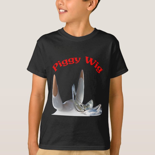 Piggy Wig Tee Shirt (Framsida)