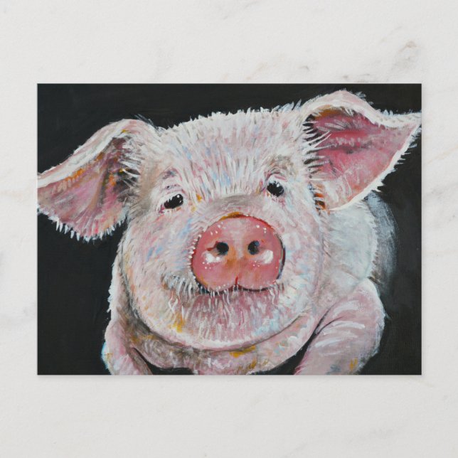 Piggy, Wiggy, Woo. Vykort (Framsida)
