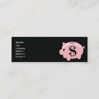 Piggybank - smala mini visitkort