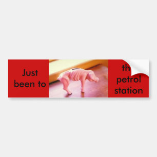 piggybank vart precis till petrolstationen bildekal