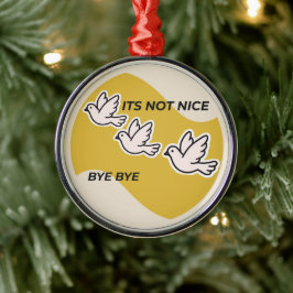 pigien julgransprydnad metall