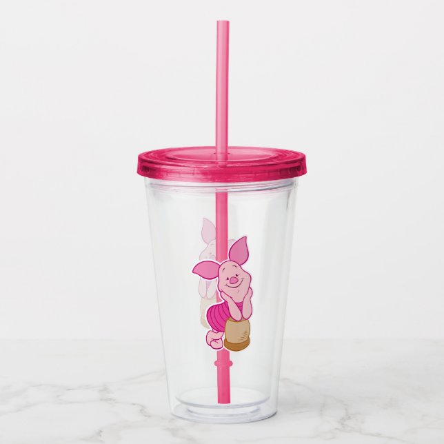 Piglet Acrylic Tumbler Take Away Mugg (Framsida)