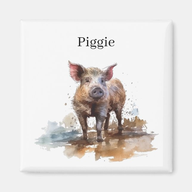 Piglet, anpassningsbar magnet (Framsidan)