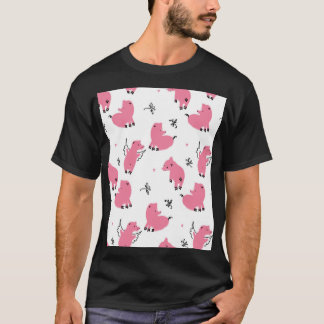 Piglet Fantasy: Sömlös design. T Shirt