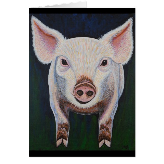 Piglet Hälsningskort (Framsidan)
