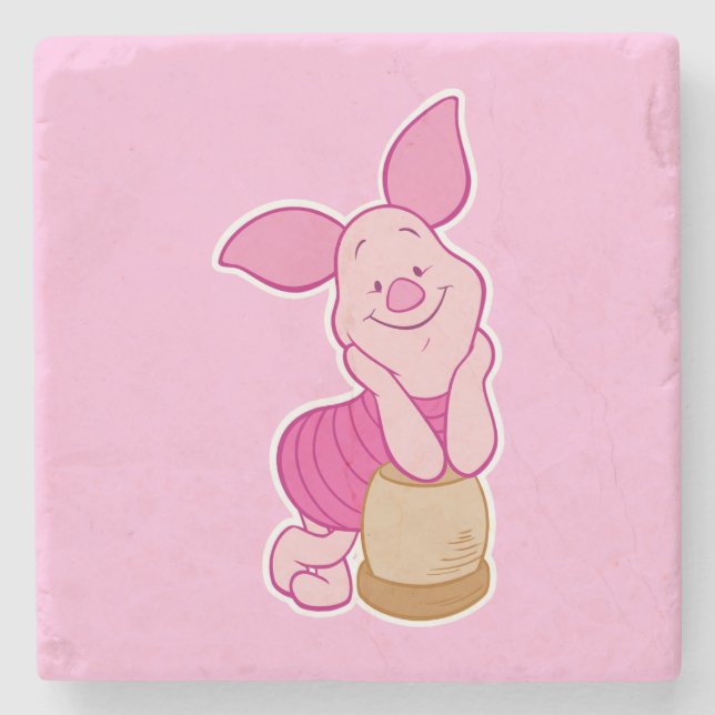 Piglet Stone Coaster Stenunderlägg (Framsidan)