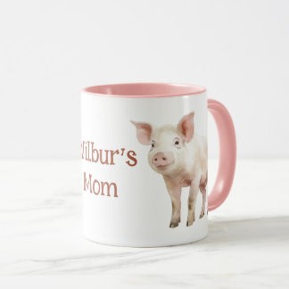 Piglet Watercolor Mugg