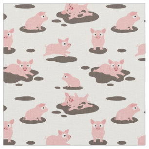 Piglets Fabric Tyg