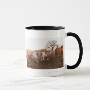 Piglets i Barnyard Mugg