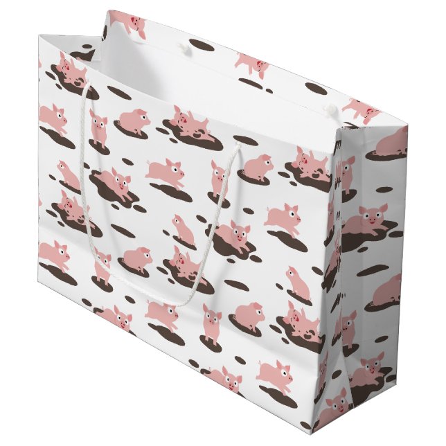 Piglets Large Gift Bag (Framsidan Vinklad)