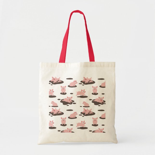 Piglets Tote Bag Tygkasse (Framsidan)
