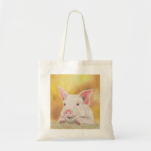 Pigletshopping bag tygkasse (Framsidan)