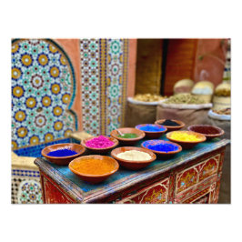 Pigments for Sale in Medina - Marrakech Fototryck