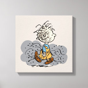 Pigpen Walking Cloud Canvastryck