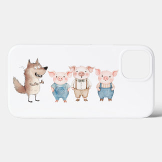 Pigs and Bad Wolf cartoon
