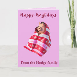 Pigs In Blankets A Cute Piglet Wrapped In A Throw Kort