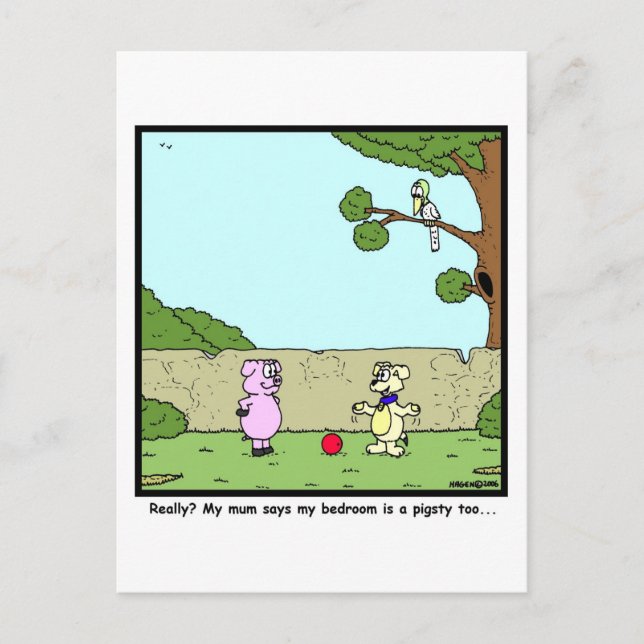 Pigsty Vykort (Framsida)