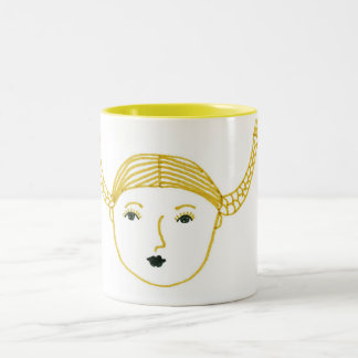 Pigtails Två-Tonad Mugg