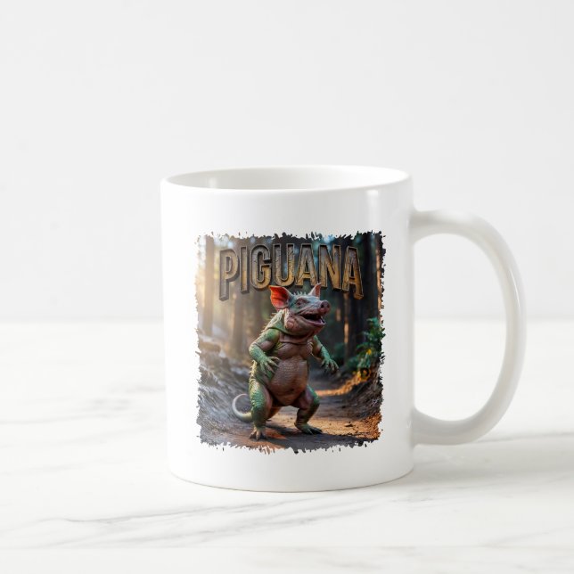 Piguana Photographic Combo Creature Funny Kaffemugg (Höger)