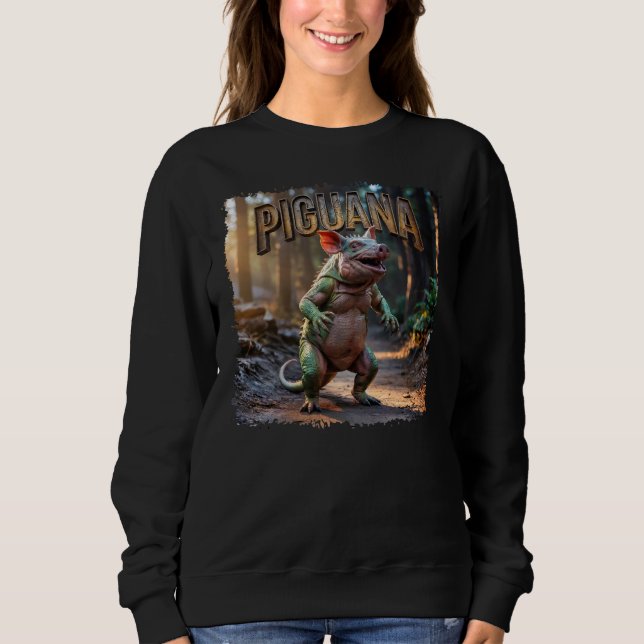Piguana Photographic Combo Creature Funny T Shirt (Framsida)