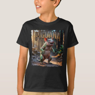Piguana Photographic Combo Creature Funny T Shirt