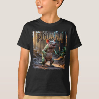 Piguana Photographic Combo Creature Funny T Shirt