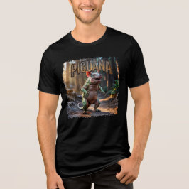 Piguana Photographic Combo Creature Funny T Shirt