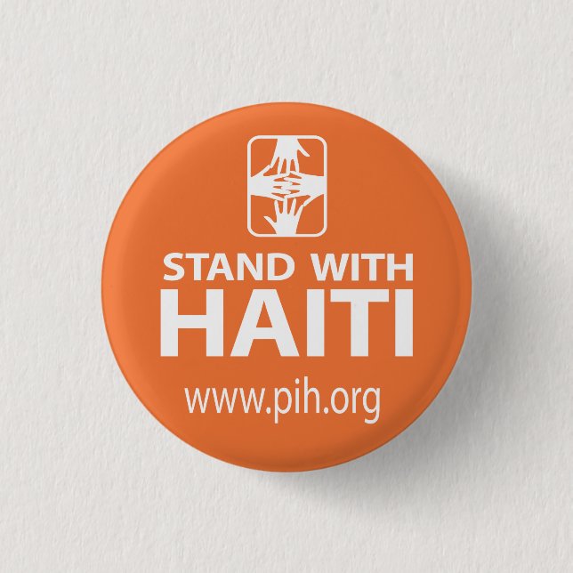 PIH-stativ med Haiti knäppas Knapp (Framsida)