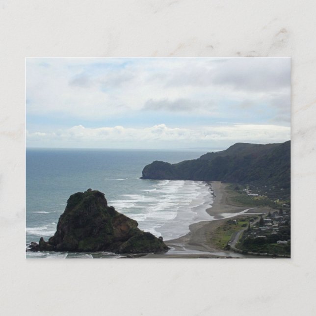 Piha Beach 4 Vykort (Framsida)