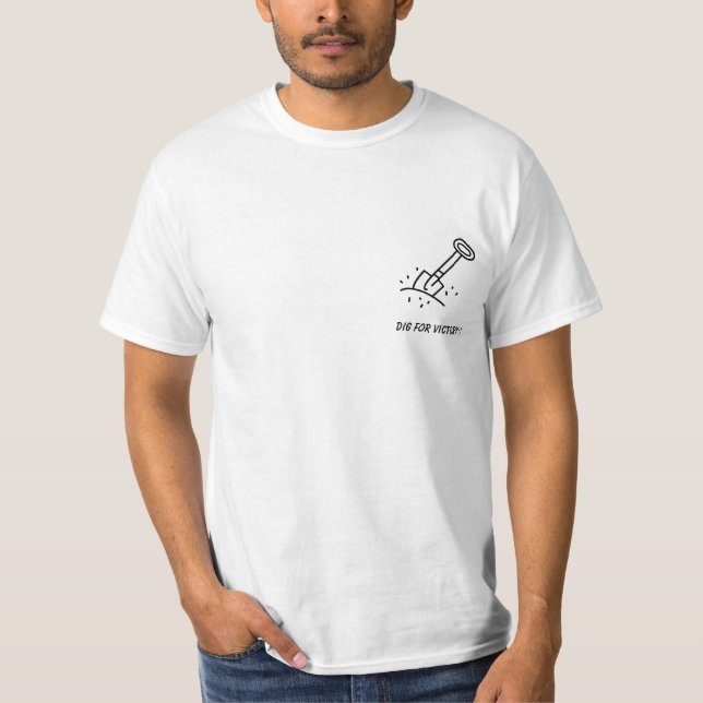 Pik för seger! t shirt (Framsida)