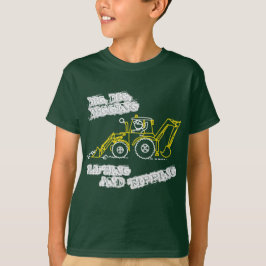 Pik pik som gräver t-skjorta mörk t-shirt