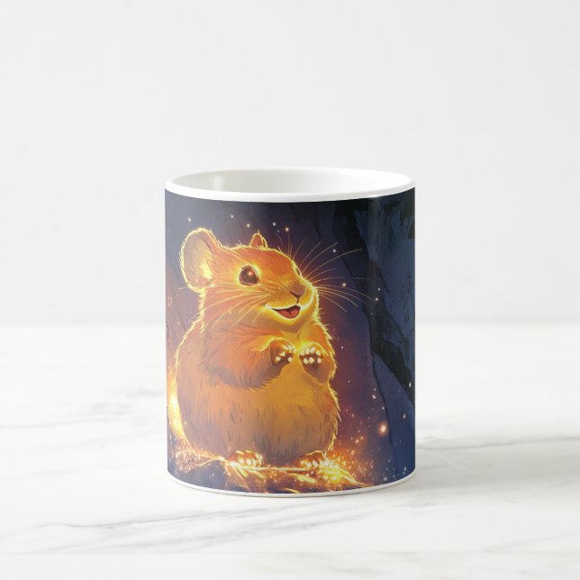 pika är avbildad med en orange päls  kaffemugg (Center)