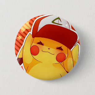Pikachu Tränarhatt Knapp