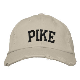 Pike Embroized Hat Broderad Keps
