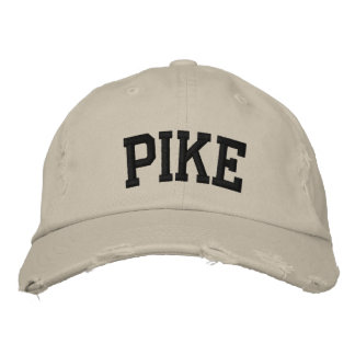 Pike Embroized Hat Broderad Keps