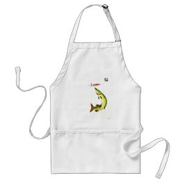 Pike Fishing Förkläde