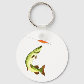 Pike fishing Gift Nyckelring