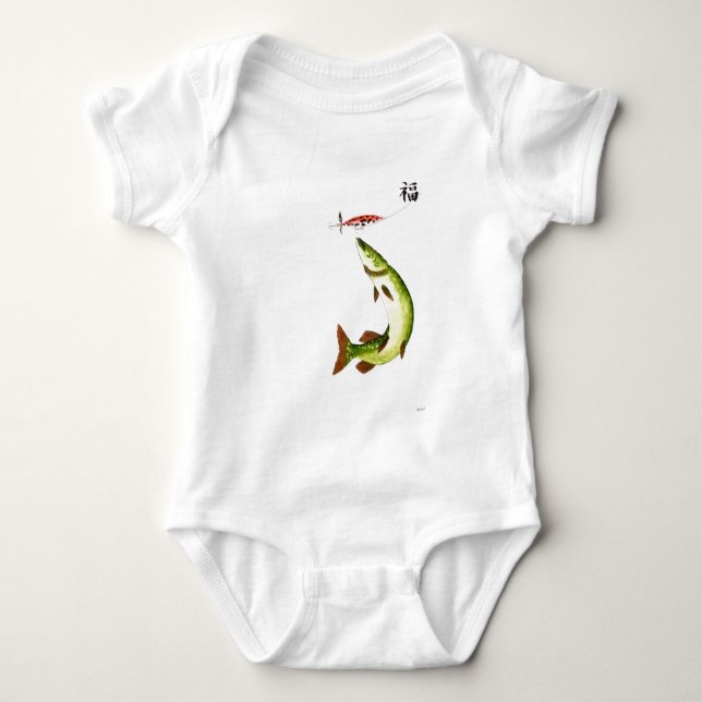 Pike Fishing T Shirt (Framsida)