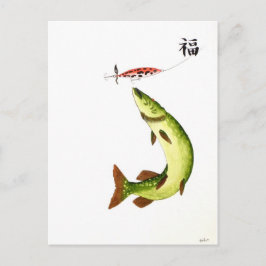 Pike Fishing Vykort