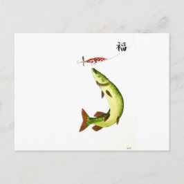 Pike Fishing Vykort