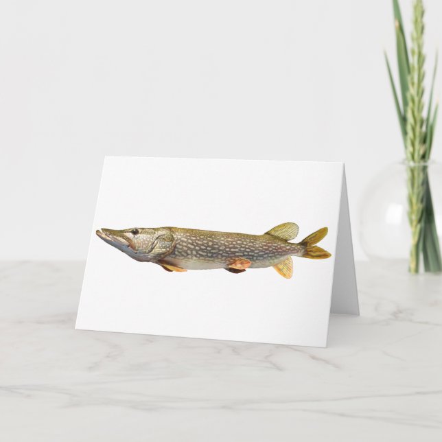 Pike Muski fiske Kort (Framsida)