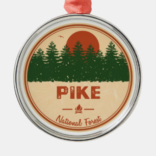 Pike National Forest Julgransprydnad Metall