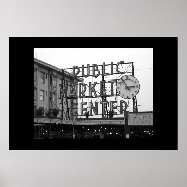 Pike Ställe Market Poster (Framsidan)