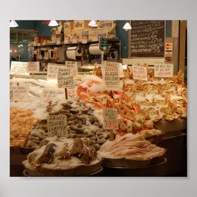 Pike Ställe Market Poster (Framsidan)