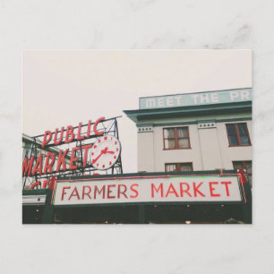 Pike Ställe Market Vykort