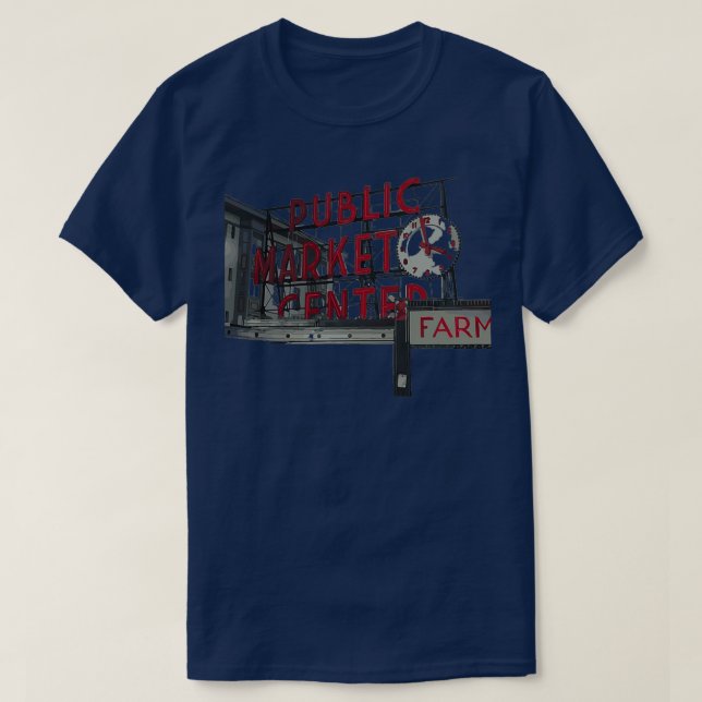 Pike Ställe public market T Shirt (Design framsida)